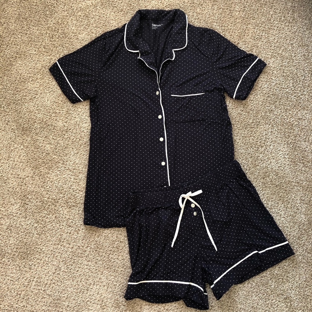 Gap Body short-sleeved pajama set, size Small